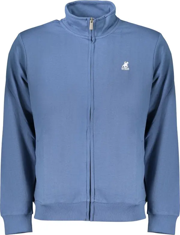 Blue Cotton Mens Sweatshirt