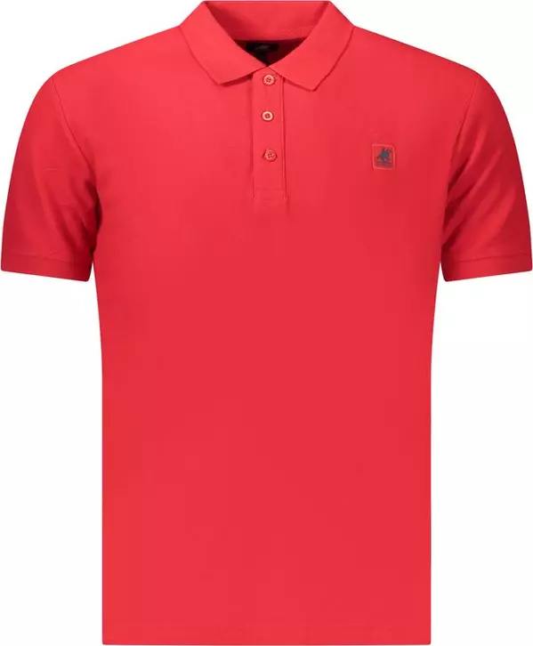 Red Cotton Men Polo