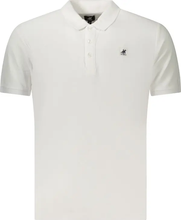 White Cotton Men's Polo Shirt