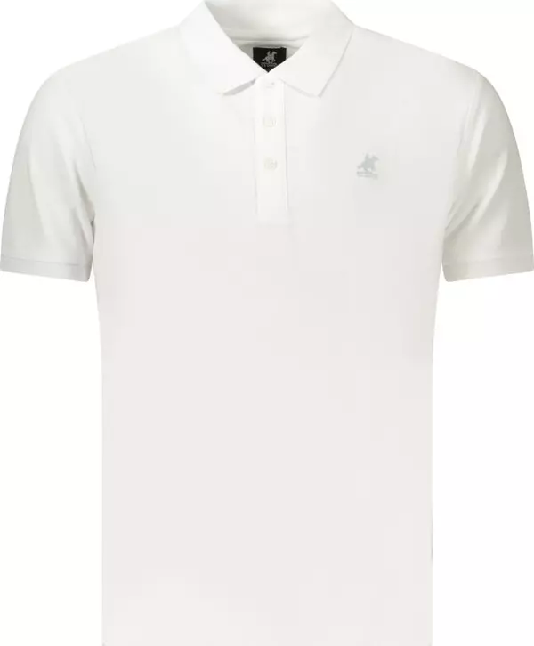 White Cotton Men's Polo