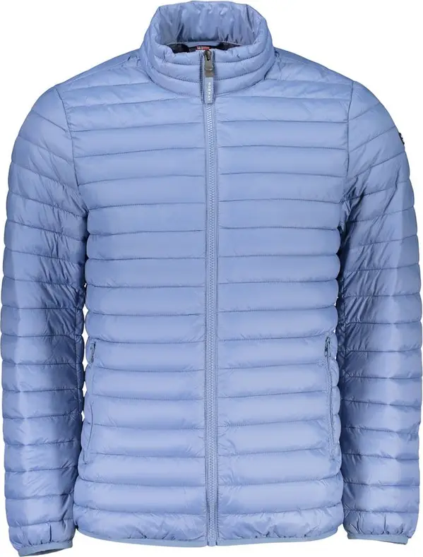 Blue Polyamide Men's Jacket