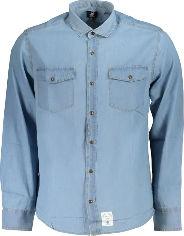 Azzurro Cotton Mens Shirt