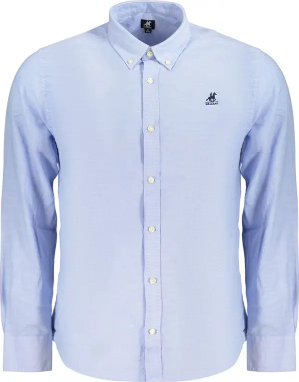 Azzurro Cotton Men Shirt