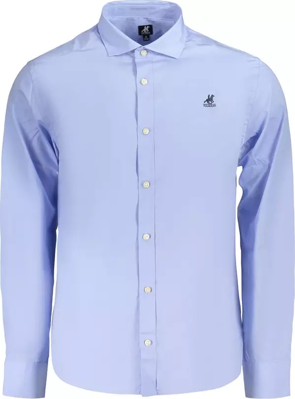 Azzurro Cotton Men's Shirt