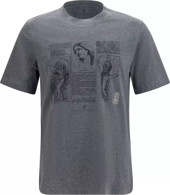 Blue Cotton T-Shirt