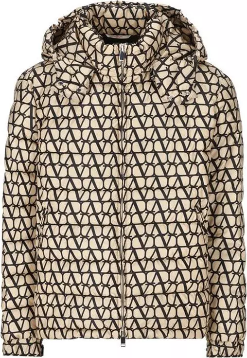 Beige Polyamide Coat