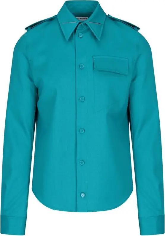 Bicolor Elastane Dress Shirt