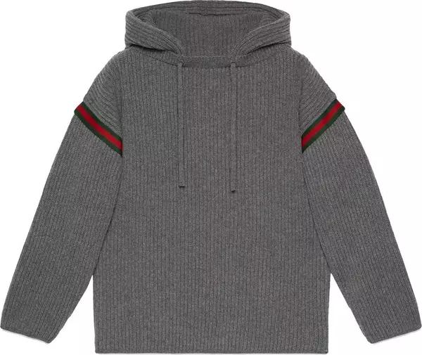 Gray Cashmere Sweatshirt