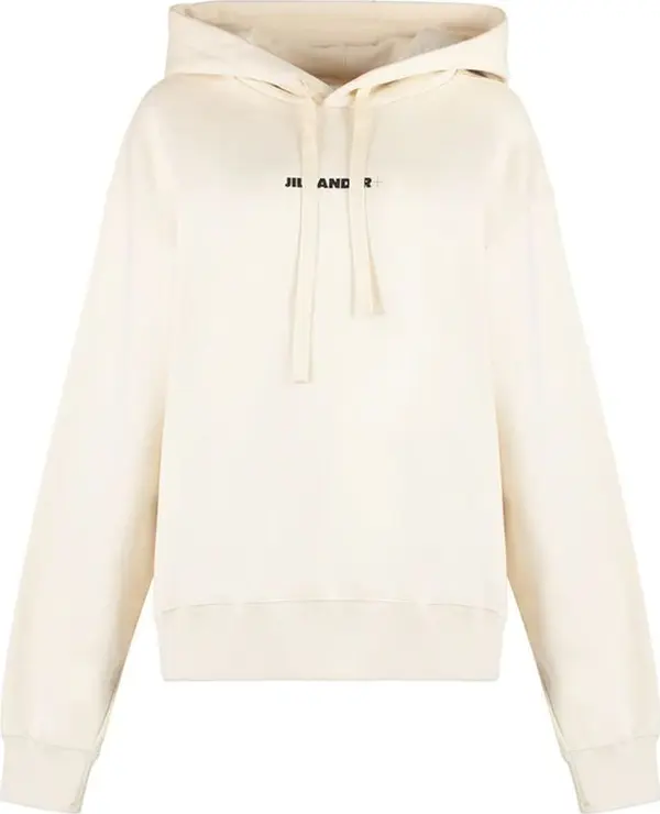 White Cotton Sweatshirt