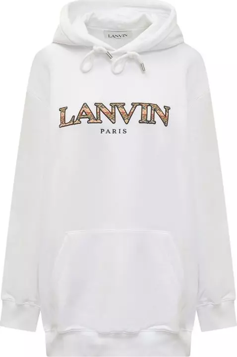 White Cotton Sweatshirt