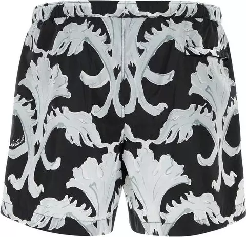 Black Polyamide Swim Shorts
