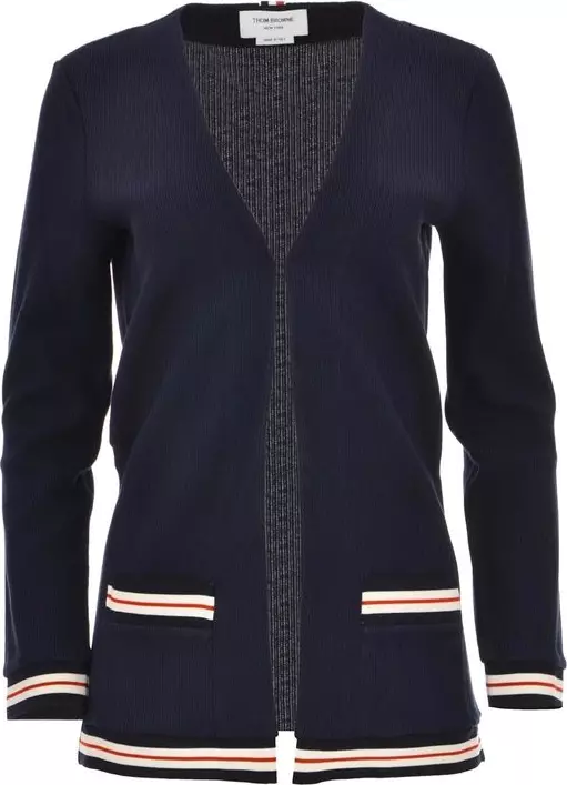 Blue Cotton Cardigan