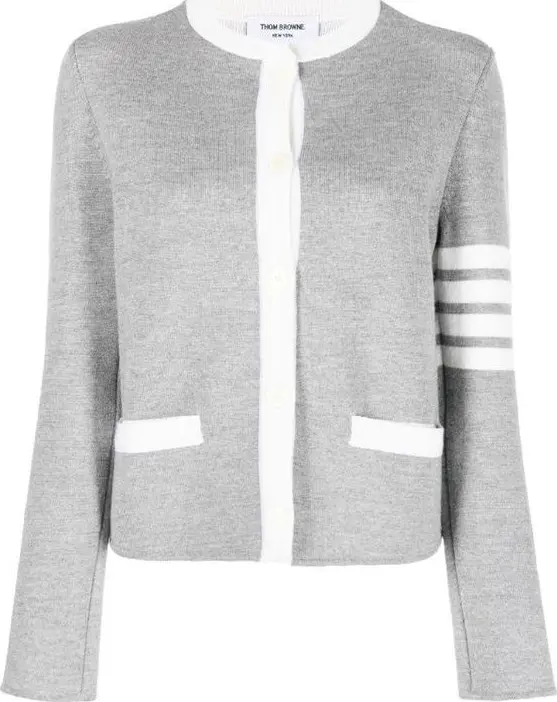 Gray Wool Cardigan