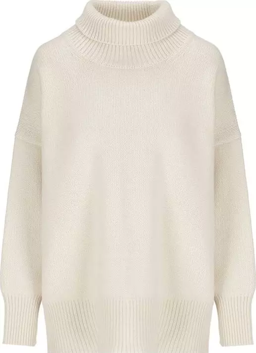 White Cashmere Turtleneck