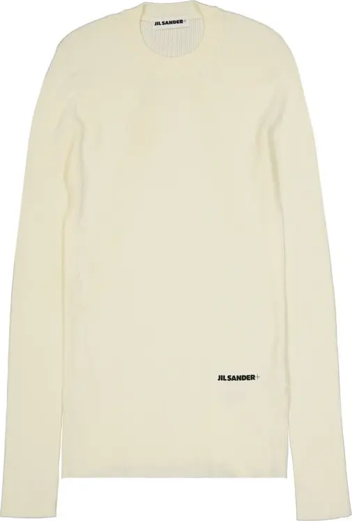White Cotton Sweatshirt