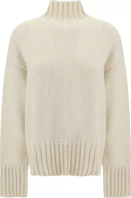 White Silk Sweatshirt