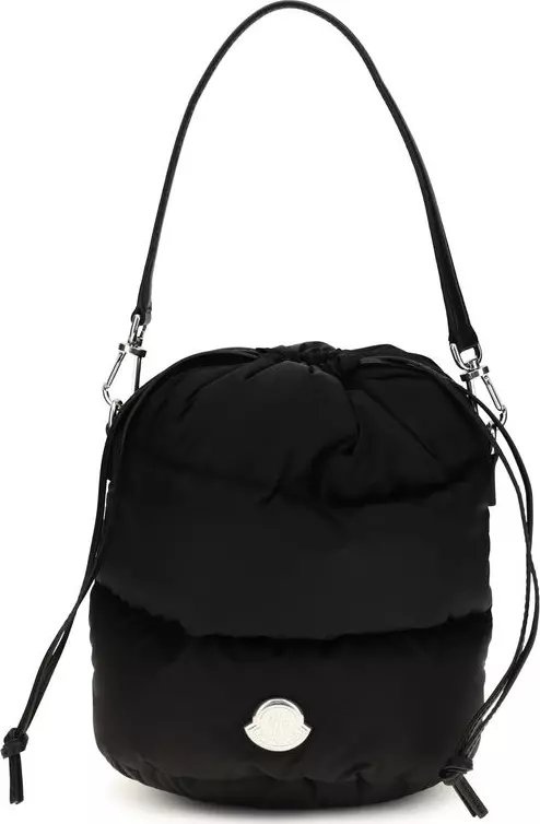 Black Polyamide Backet Bag
