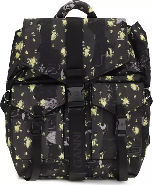 Multicolor Recycled Polyamide Backpack