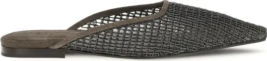 Brown Calf Leather Bos Taurus Ballet Flats