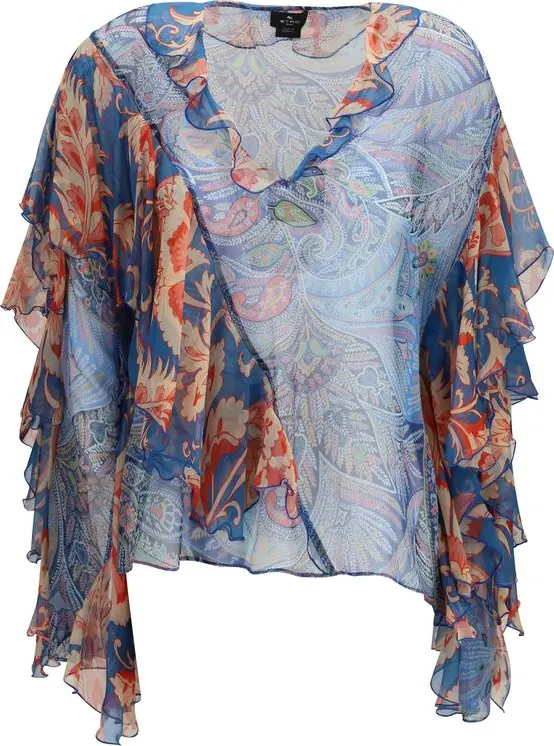 Multicolor Silk Shirt