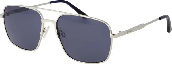 Silver Metal Sunglasses