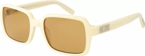 Beige Plastic Sunglasses