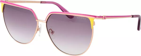 Rose Gold Metal Sunglasses