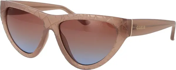 Beige Plastic Sunglasses