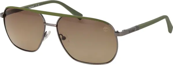 Gray Metal Sunglasses