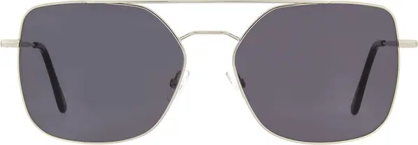 Silver Metal Sunglasses