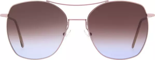 Rose Gold Metal Sunglasses