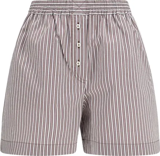 Multicolor Cotton Bermuda Shorts