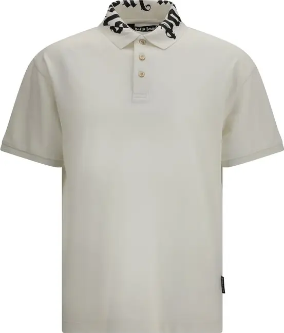 White Cotton Polo Shirt