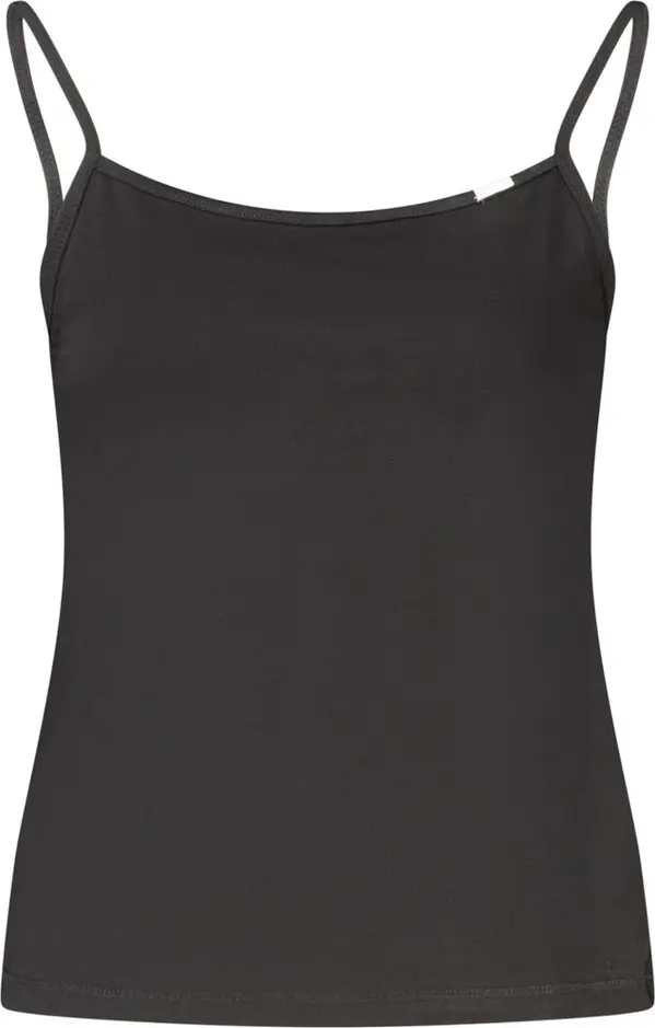 Black Cotton Women's Tank