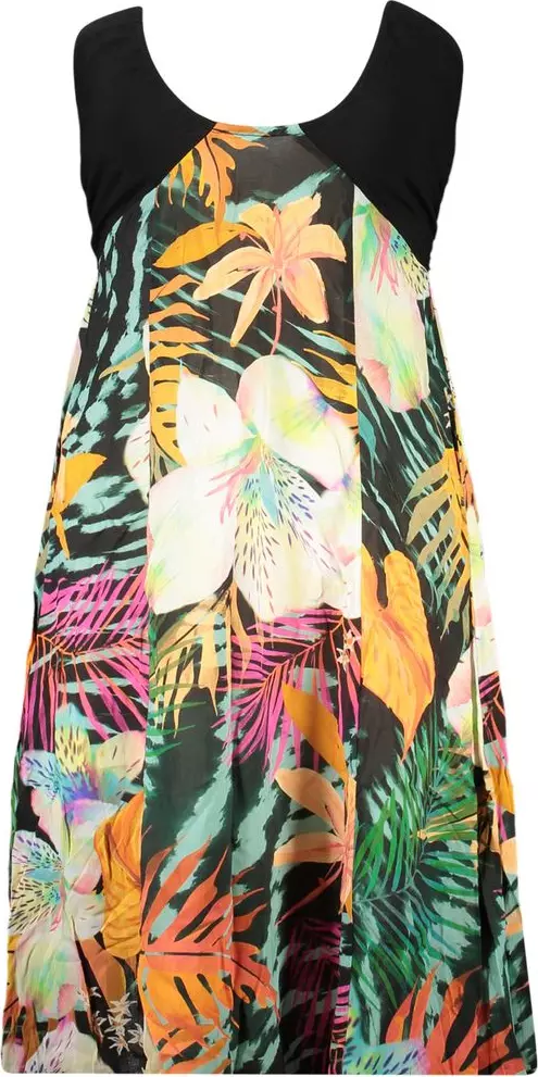 Black Viscose Women's Dress