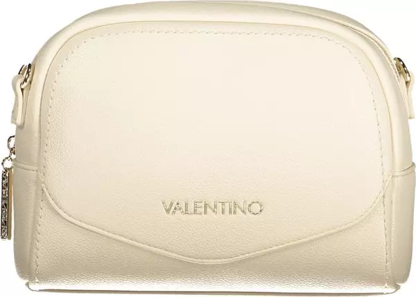 Beige Polyurethane Women's Bag