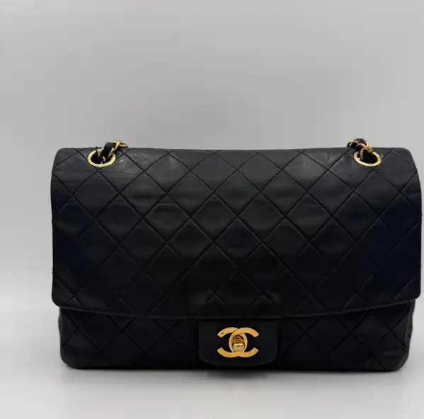 CHANEL Timeless Classic with Removable Pouch Handbag