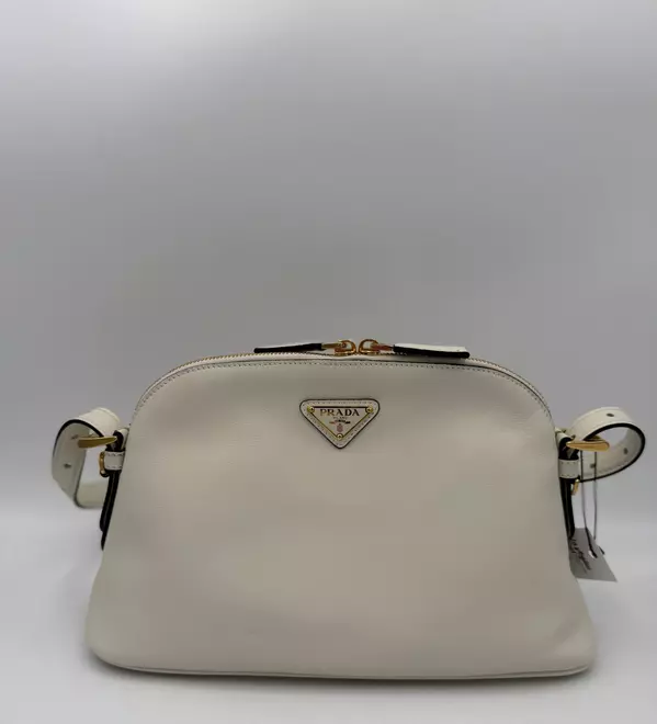 PRADA Bauletto BOWLING in Leather Handbag