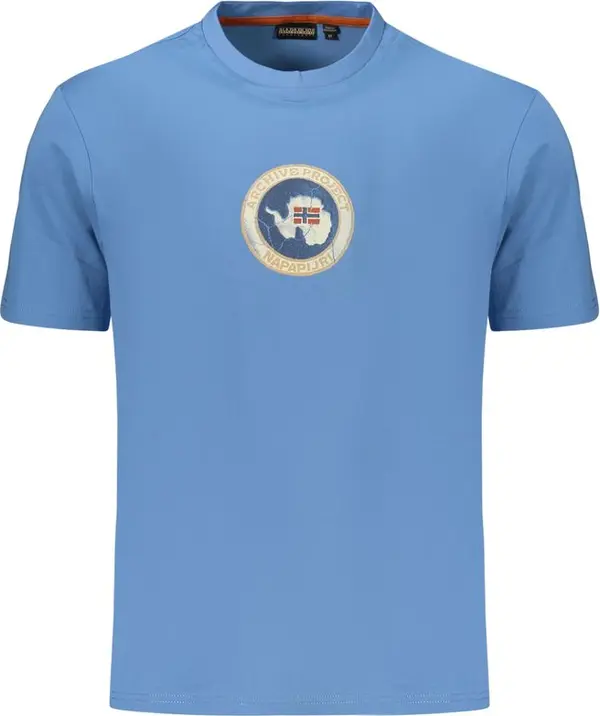 Azzurro Cotton Men's T-Shirt