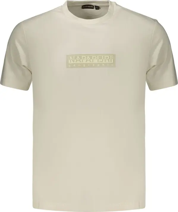 White Cotton Men's T-Shirt