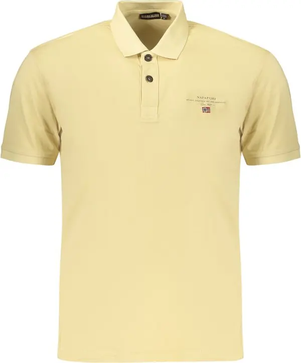 Beige Cotton Men's Polo