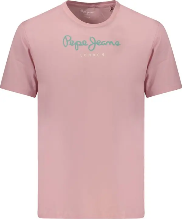 Pink Cotton Men's T-Shirt