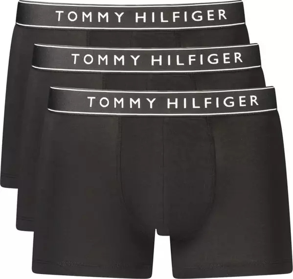 Black Cotton Men's Boxer Shorts