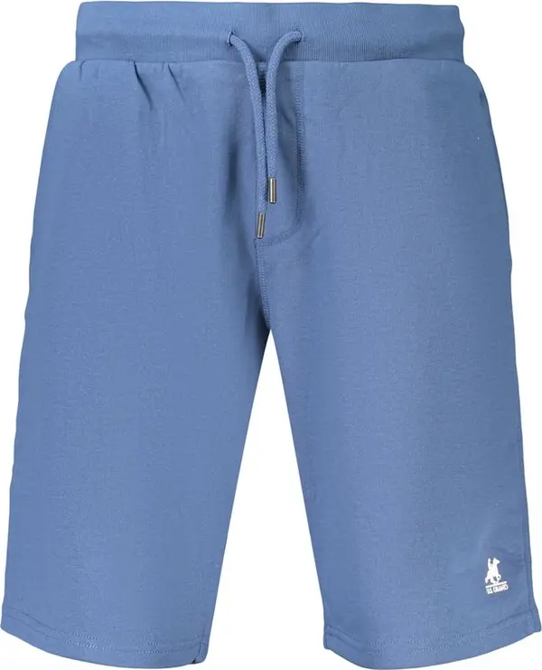 Blue Cotton Men's Pants