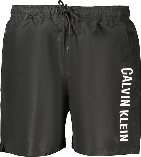 Black Polyester Men's Short
