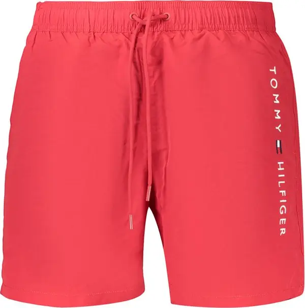 Rosso Polyester Mens Swimwear