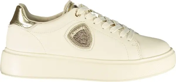 Beige Leather Women's Sneaker