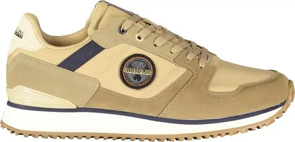 Brown Polyurethane Men's Sneaker