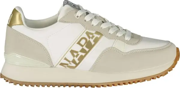 White Polyurethane Women's Sneaker