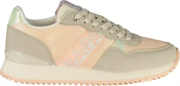 Pink Polyester Women's Sneaker